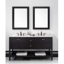 Cabinet de salle de bain moderne miroir moulé en bois (JN-8819713D)